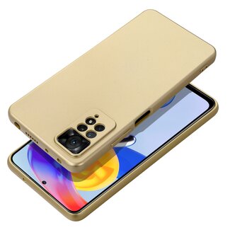 Case2go Case2go - Hoesje voor Xiaomi Redmi Note 12 4G - Back cover - Goud