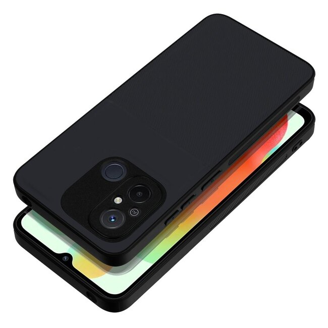 Case2go - Hoesje geschikt voor Xiaomi Redmi 12C - Back cover - Zwart