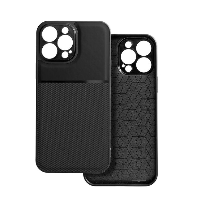 Case2go - Hoesje geschikt voor Xiaomi Redmi 12C - Back cover - Zwart