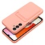 Case2go - Hoesje voor Samsung Galaxy A14 4G/5G - Met pasjeshouder - Roze