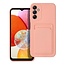 Case2go - Hoesje voor Samsung Galaxy A14 4G/5G - Met pasjeshouder - Roze