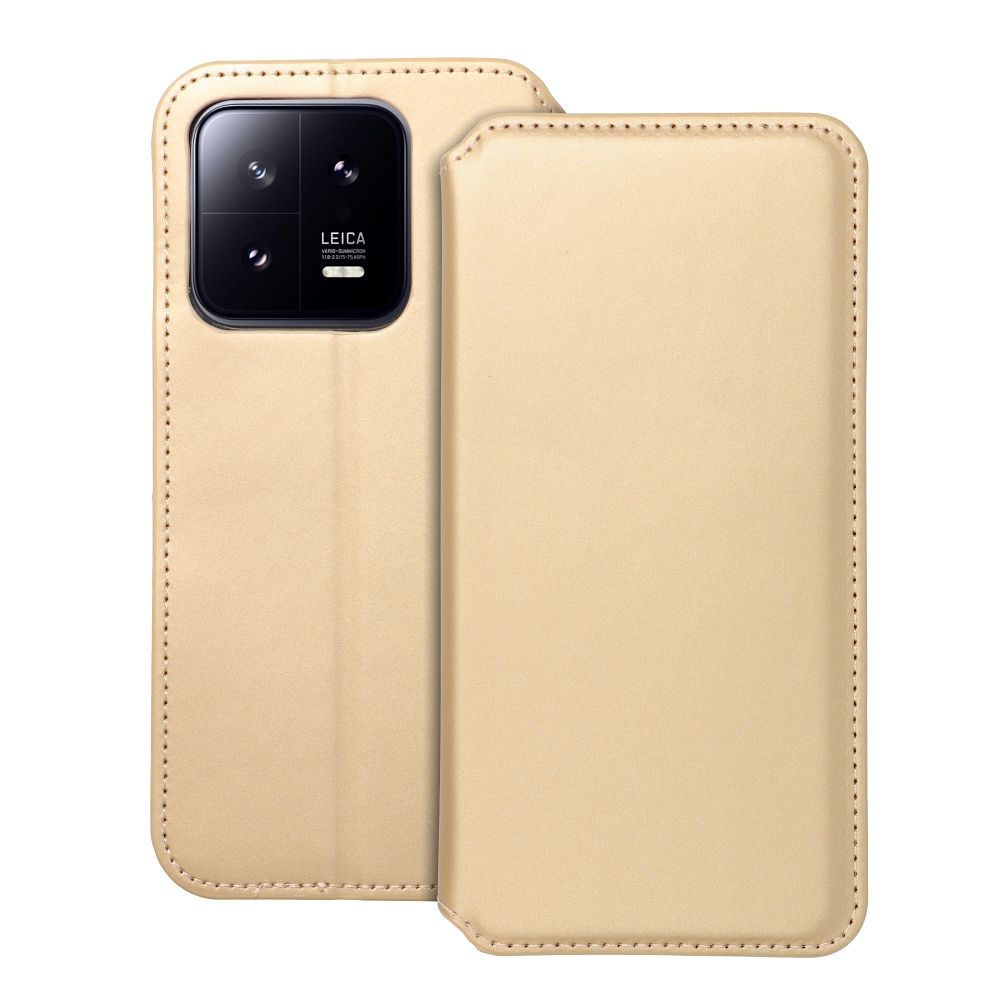 Case2go - Hoesje voor Xiaomi 13 Pro - Book Case - Goud afbeelding