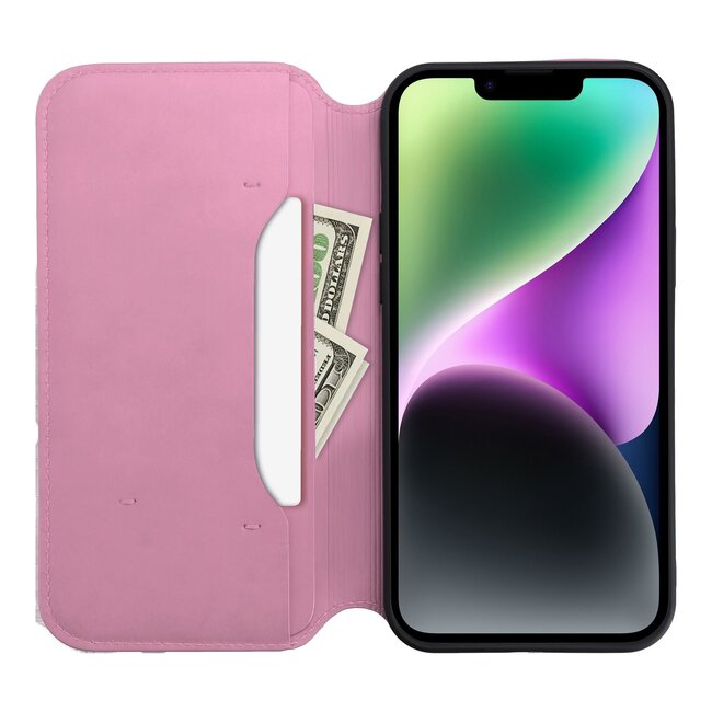Case2go - Hoesje geschikt voor Xiaomi 13 - Book Case - Roze