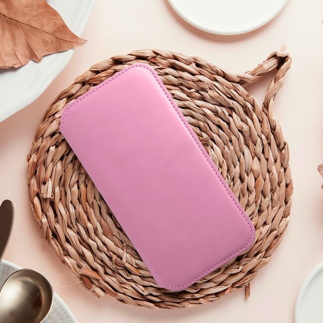 Case2go - Hoesje geschikt voor Xiaomi 13 - Book Case - Roze