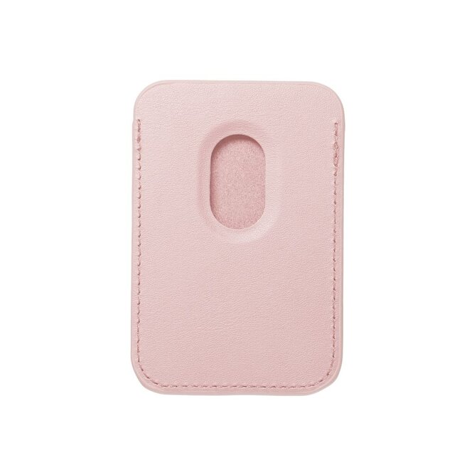 Pasjeshouder geschikt voor iPhones 12/13/14/15/16 serie - Magnetische Kaarthouder - Licht Roze