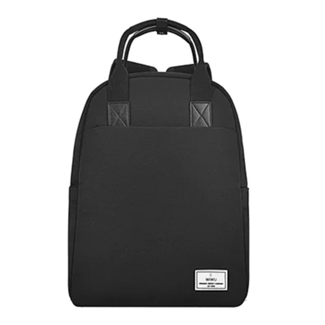 WIWU - Laptoptas- Laptoptas 14 Inch - Laptophoes- Rugtas Met Verstelbare Schouderbanden - Laptop Sleeve- Laptop Tas- Ora series - Zwart