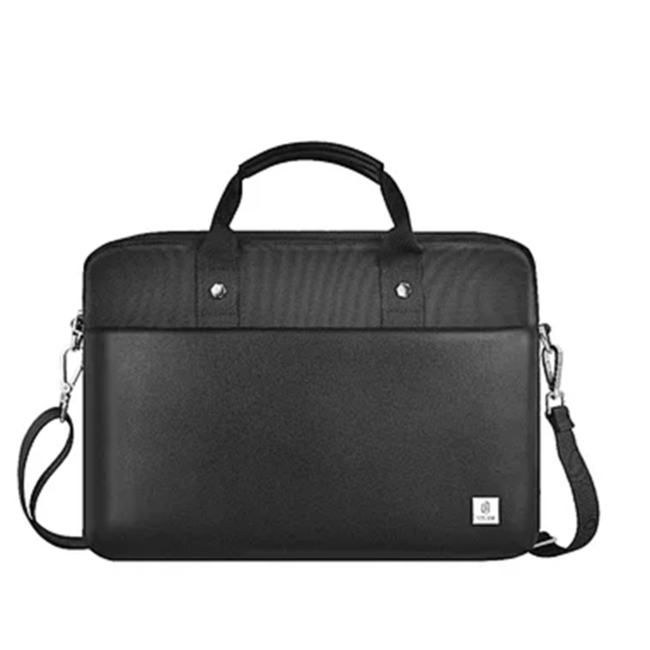 WIWU - Laptoptas- Laptoptas 14 inch - Laptophoes- Hali Laptop Handtas - Laptop Sleeve- Laptop Tas- Waterafstotend - Zwart