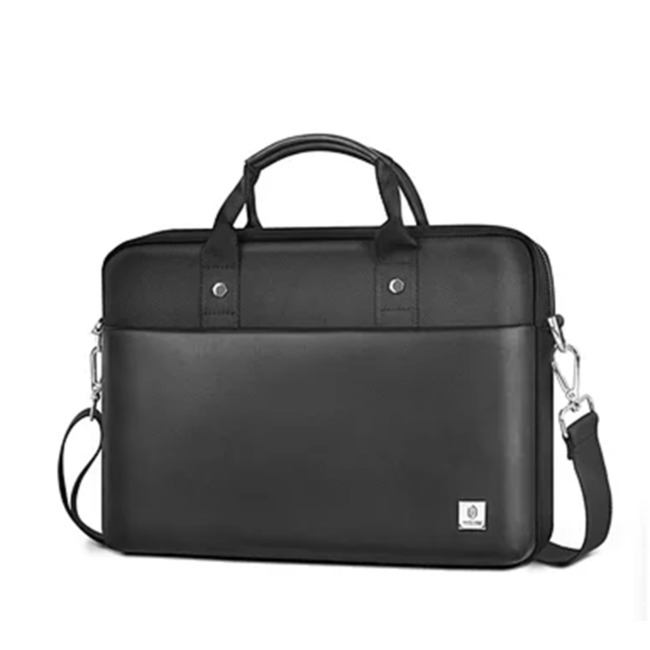 WIWU - Laptoptas 15.6 inch - Hali Laptop Handtas - Waterafstotend - Zwart