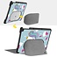 Case2go - Tablet hoes geschikt voor Google Pixel Tablet (2023) - Tri-Fold Book Case - Eenhoorn