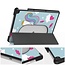 Case2go - Tablet hoes geschikt voor Google Pixel Tablet (2023) - Tri-Fold Book Case - Eenhoorn