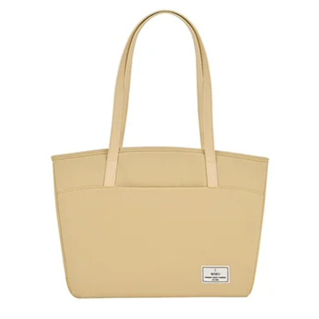 WIWU - Laptoptas- Laptoptas 14 inch - Laptophoes- Ora Laptop Handtas - Laptop Sleeve- Laptop Tas- Waterafstotend - Crème