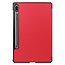 Case2go - Tablet hoes geschikt voor Samsung Galaxy Tab S9 Plus (2023) - Tri-Fold Book Case - Rood