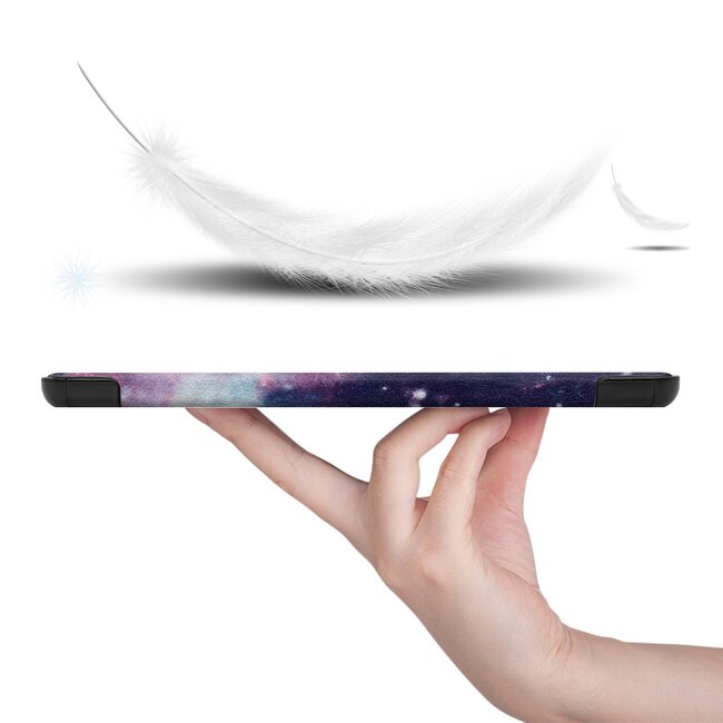 Case2go - Tablet hoes geschikt voor Samsung Galaxy Tab S9 Plus (2023) - Tri-Fold Book Case - Galaxy