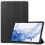 Case2go Case2go - Tablet hoes geschikt voor Samsung Galaxy Tab S9 Plus (2023) - Tri-Fold Book Case - Zwart