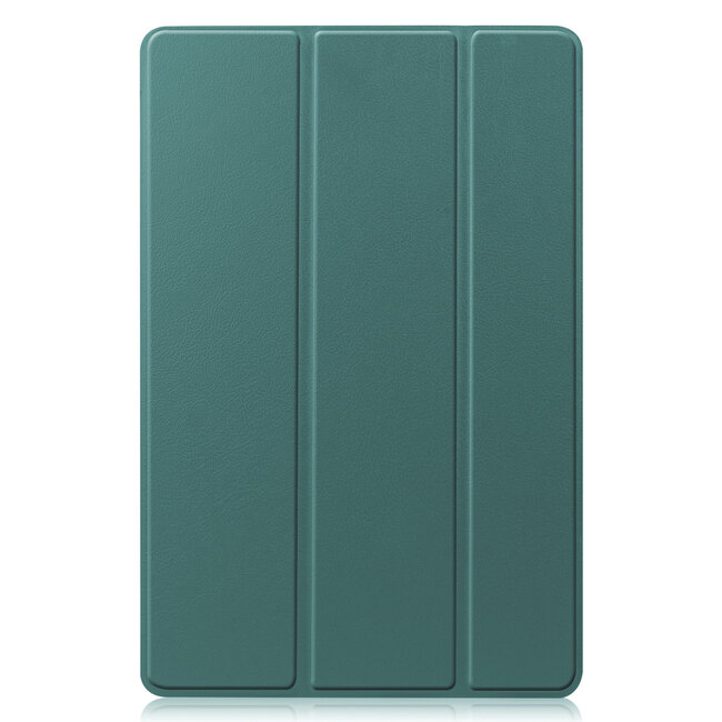 Case2go - Tablet hoes geschikt voor Samsung Galaxy Tab S9 (2023) - Tri-Fold Book Case - Groen