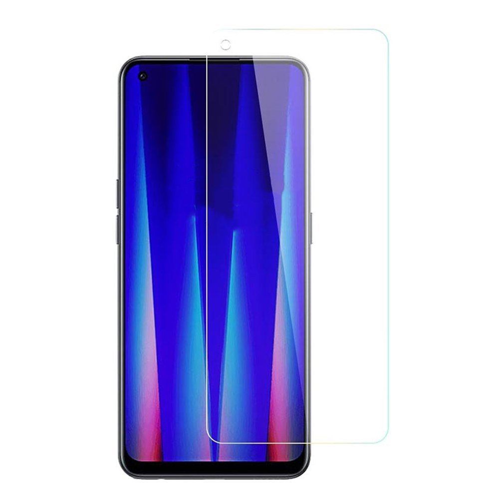 Case2go - Screenprotector geschikt voor One Plus CE 2 - Full Cover - Gehard Glas - Transparant afbeelding