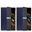 Case2go - Tablet hoes geschikt voor Samsung Galaxy Tab S9 Ultra (2023) - Tri-Fold Book Case - Donker Blauw