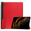 Case2go Case2go - Tablet hoes geschikt voor Samsung Galaxy Tab S9 Ultra (2023) - Tri-Fold Book Case - Rood