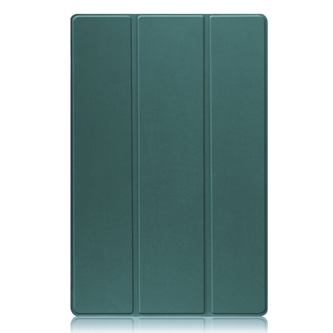 Case2go - Tablet hoes geschikt voor Samsung Galaxy Tab S9 Ultra (2023) - Tri-Fold Book Case - Donker Groen