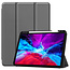 Case2go - Hoes voor de Apple iPad Pro 11 inch (2022) - Tri-Fold Book Case - met Apple Pencil Houder - Grijs