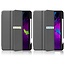 Case2go - Hoes voor de Apple iPad Pro 11 inch (2022) - Tri-Fold Book Case - met Apple Pencil Houder - Grijs