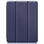 Case2go - Hoes voor de Apple iPad Pro 11 inch (2022) - Tri-Fold Book Case - met Apple Pencil Houder - Donker Blauw
