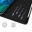 Case2go - Hoes voor de Apple iPad Pro 11 inch (2022) - Tri-Fold Book Case - met Apple Pencil Houder - Paars