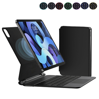 Case2go Toetsenbord hoes geschikt voor Apple iPad Air 10.9 (2022/2020)/iPad Pro 11 (2022/2020) - Bluetooth Toetsenbord hoes - met Touchpad - Zwart