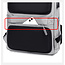 Case2go - Rugzak 15.6 Inch - Rugtas Met Schouderbanden - Extra vakken - Waterafstotend - Met USB oplaad punt - Grijs