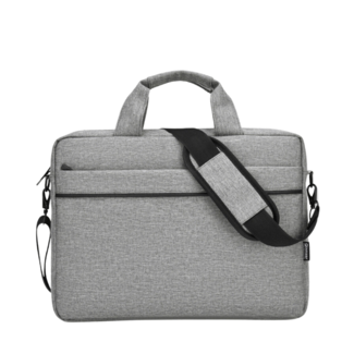 Case2go Case2go - Laptoptas 15.6 Inch - Schooltas - Extra vakken - Met Verstelbare Schouderband - Grijs