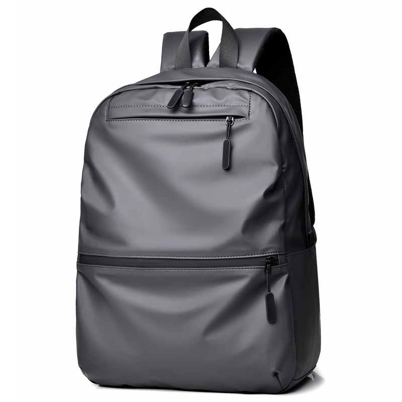 Case2go - Rugzak 15.6 Inch - Rugtas Met Schouderbanden - Extra vakken binnenkant - Waterafstotend - Grijs afbeelding