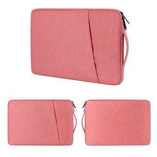 Case2go Case2go - Laptoptas 15.4 Inch - Schooltas - Extra vakken - Met Handvat - Waterdicht - Roze