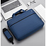 Case2go - Laptoptas 15.6 Inch - Schooltas - Extra vakken - Met Verstelbare Schouderband - Donker Blauw
