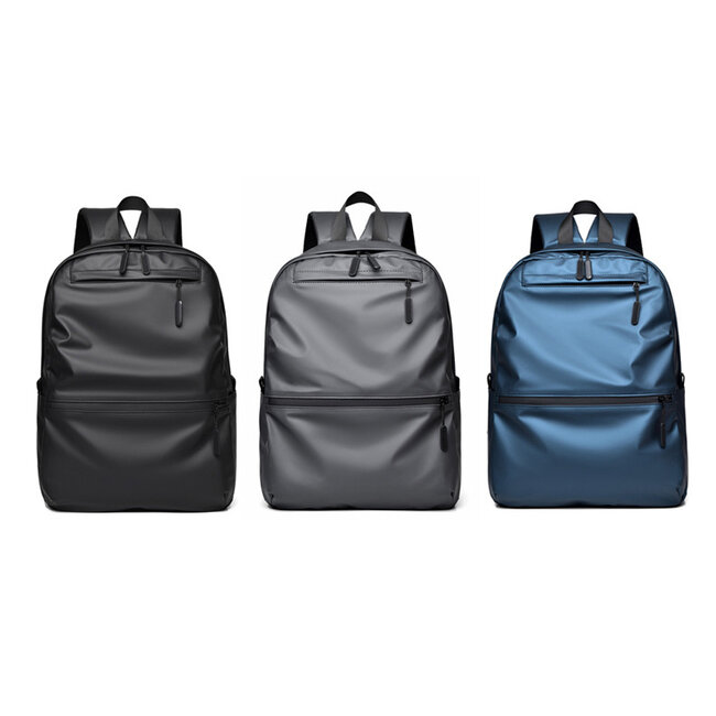 Case2go - Rugzak 15.6 Inch - Rugtas Met Schouderbanden - Extra vakken binnenkant - Waterafstotend - Donker Blauw