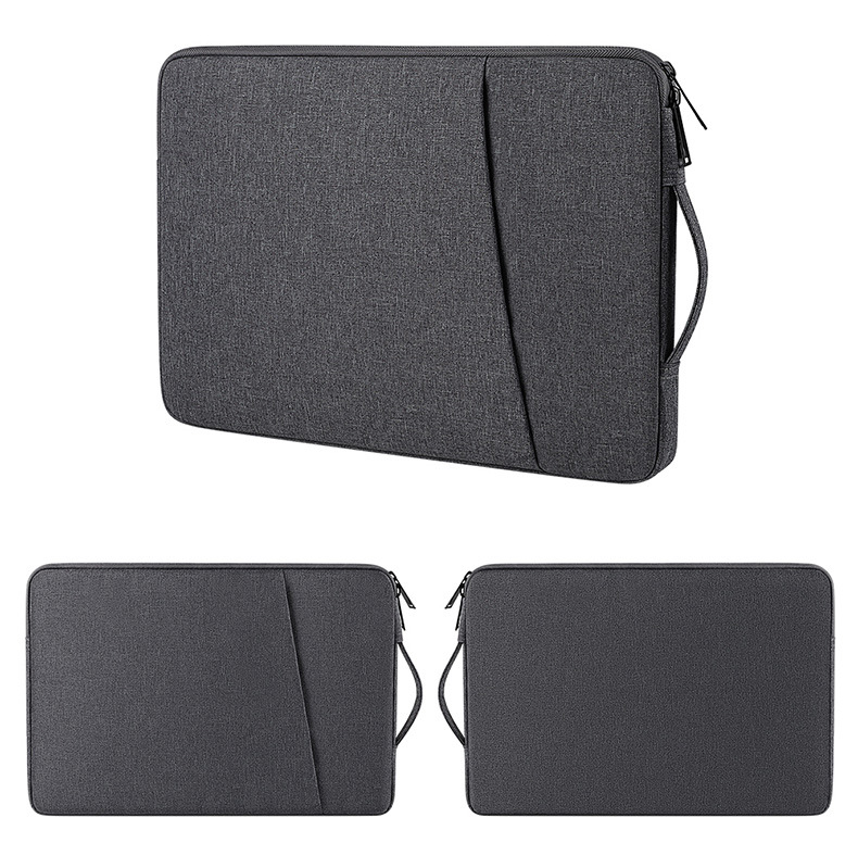 Case2go - Laptoptas 15.4 Inch - Donker Grijs afbeelding