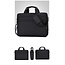 Case2go - Laptoptas 15.6 Inch - Schooltas - Extra vakken - Met Verstelbare Schouderband - Zwart