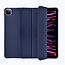 WIWU - Tablet hoes geschikt voor iPad 10.9 (2022) - Tri-Fold Book Case - Donkerblauw