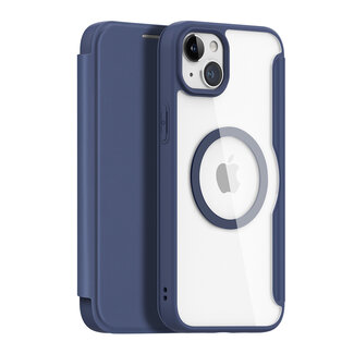 Dux Ducis Dux Ducis - iPhone 15 Plus Hoesje - Geschikt voor Magsafe - Book Case - Blauw