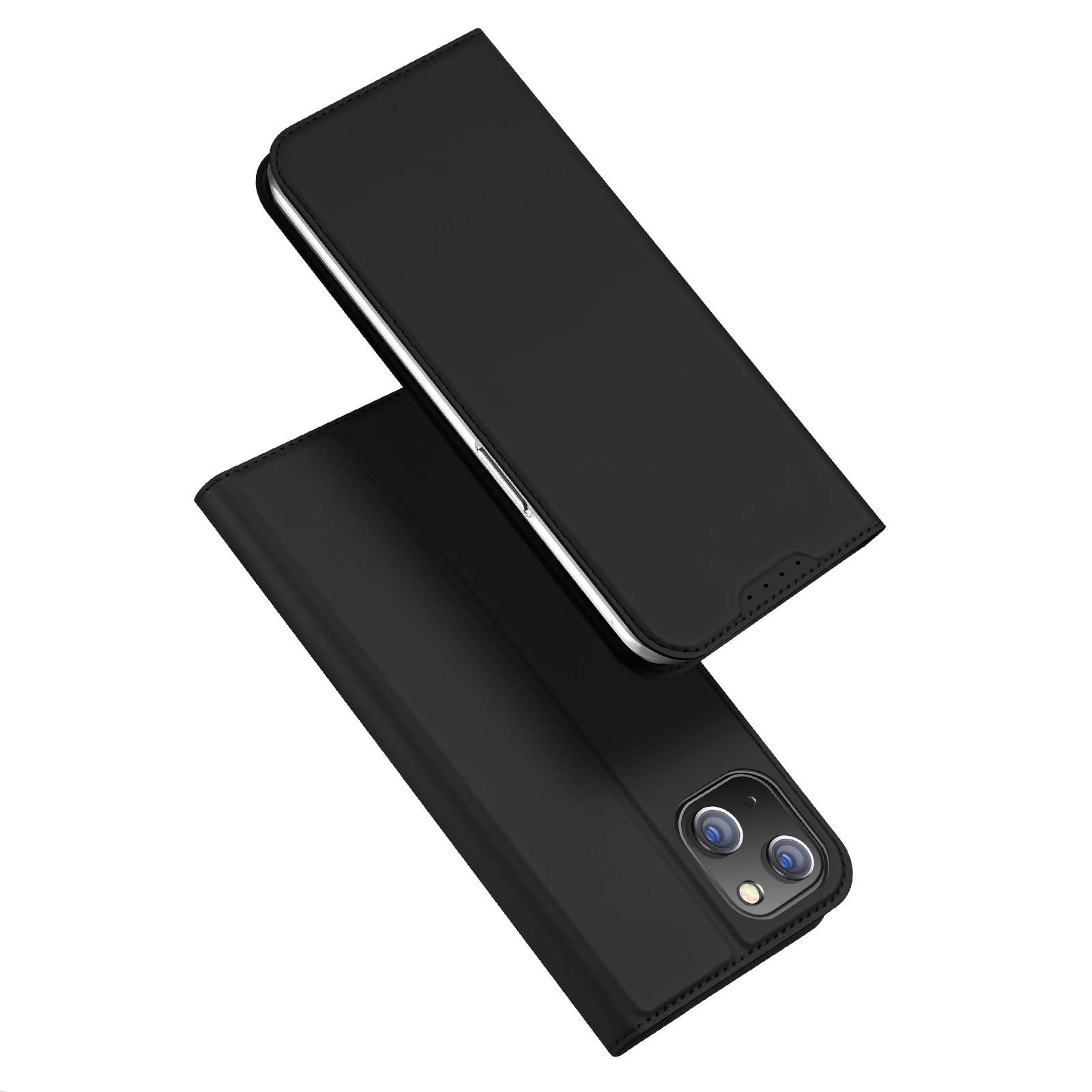 Dux Ducis - Telefoon Hoesje geschikt voor de iPhone 15 Plus - Skin Pro Book Case - Zwart afbeelding