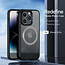 Dux Ducis - Telefoon Hoesje geschikt voor de iPhone 15 Pro - Geschikt voor Magsafe - Back Cover - Aimo Mag Series - Zwart