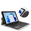 Hoes geschikt voor Microsoft Surface Go 1/2/3 - Tri-Fold Book Case met tas voor oplader - Set van 2 - 10.5 inch - Donker Blauw