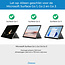 Hoes geschikt voor Microsoft Surface Go 1/2/3 - Tri-Fold Book Case met tas voor oplader - Set van 2 - 10.5 inch - Donker Blauw