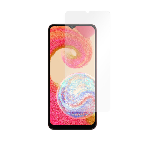 Case2go - Screenprotector geschikt voor Samsung Galaxy A04E - Case Friendly - Gehard Glas - Transparant afbeelding