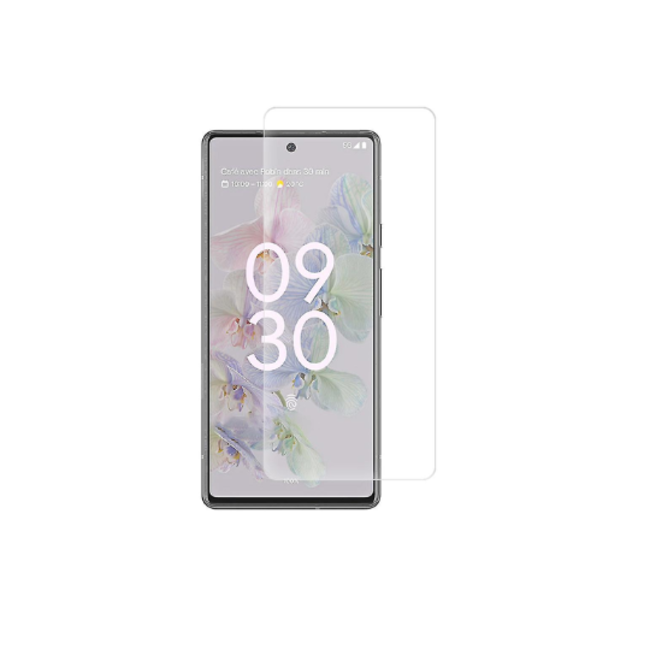 Case2go - Screenprotector geschikt voor Google Pixel 6A - Case Friendly - Gehard Glas - Transparant