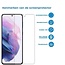 Case2go - Screenprotector geschikt voor Samsung Galaxy S21 - Case Friendly - Gehard Glas - Transparant