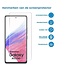 Case2go - Screenprotector geschikt voor Samsung Galaxy M53 - Case Friendly - Gehard Glas - Transparant