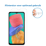 Case2go - Screenprotector geschikt voor Samsung Galaxy M33 - Case Friendly - Gehard Glas - Transparant