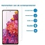 Case2go - Screenprotector geschikt voor Samsung Galaxy S20 FE - Case Friendly - Gehard Glas - Transparant