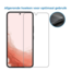 Case2go - Screenprotector geschikt voor Samsung Galaxy S22 - Case Friendly - Gehard Glas - Transparant