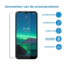 Case2go - Screenprotector geschikt voor Samsung Galaxy M04 - Case Friendly - Gehard Glas - Transparant